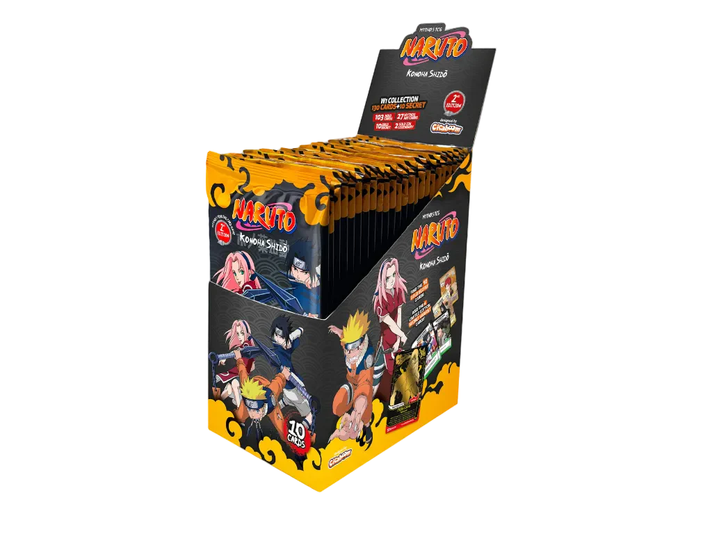 Naruto Mythos TCG - Set 01 - Konoha Shido - Booster Box (24x Packs) (2nd Edition)