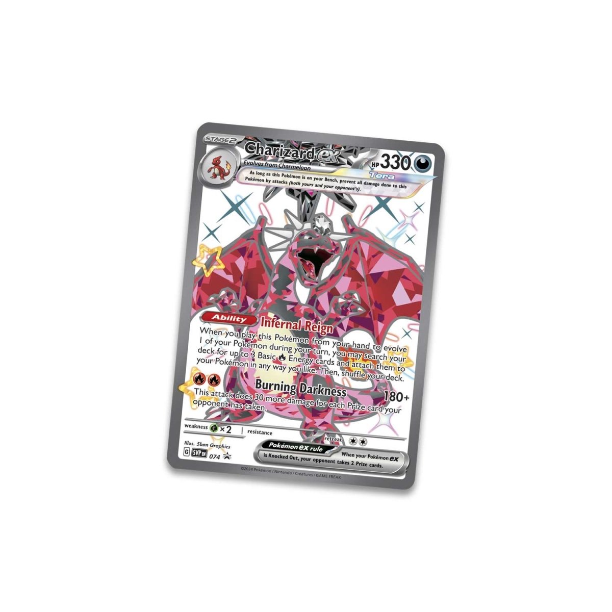 Pokemon TCG: Scarlet & Violet Paldean Fates Charizard Tin