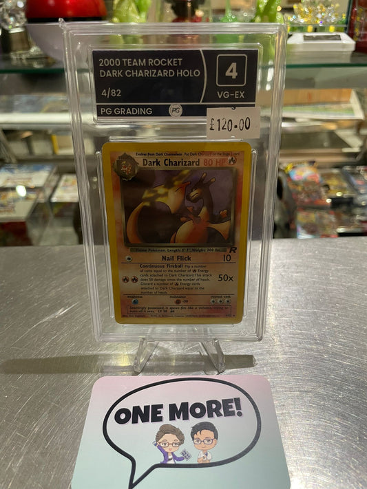 Pokemon TCG: Team Rocket Dark Charizard Holo PG Grade 4
