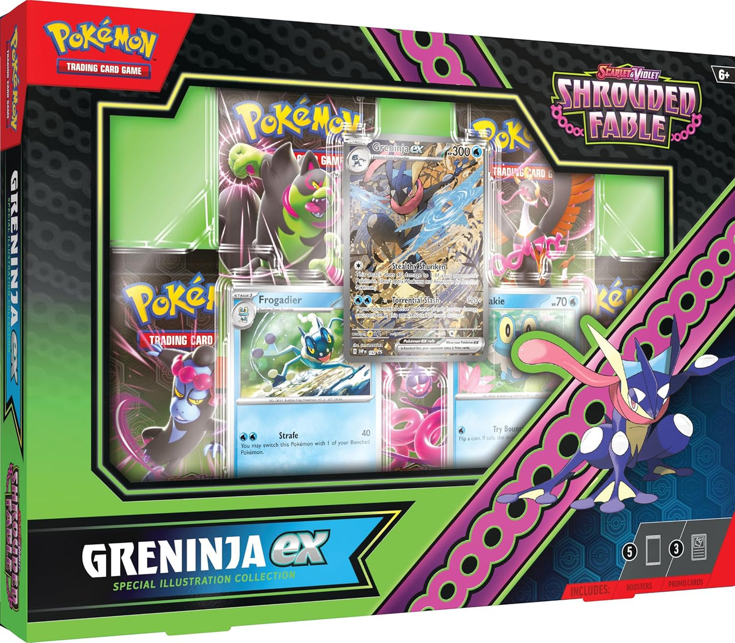 Pokémon TCG: Scarlet & Violet—Shrouded Fable Greninja ex Special Illustration Collection