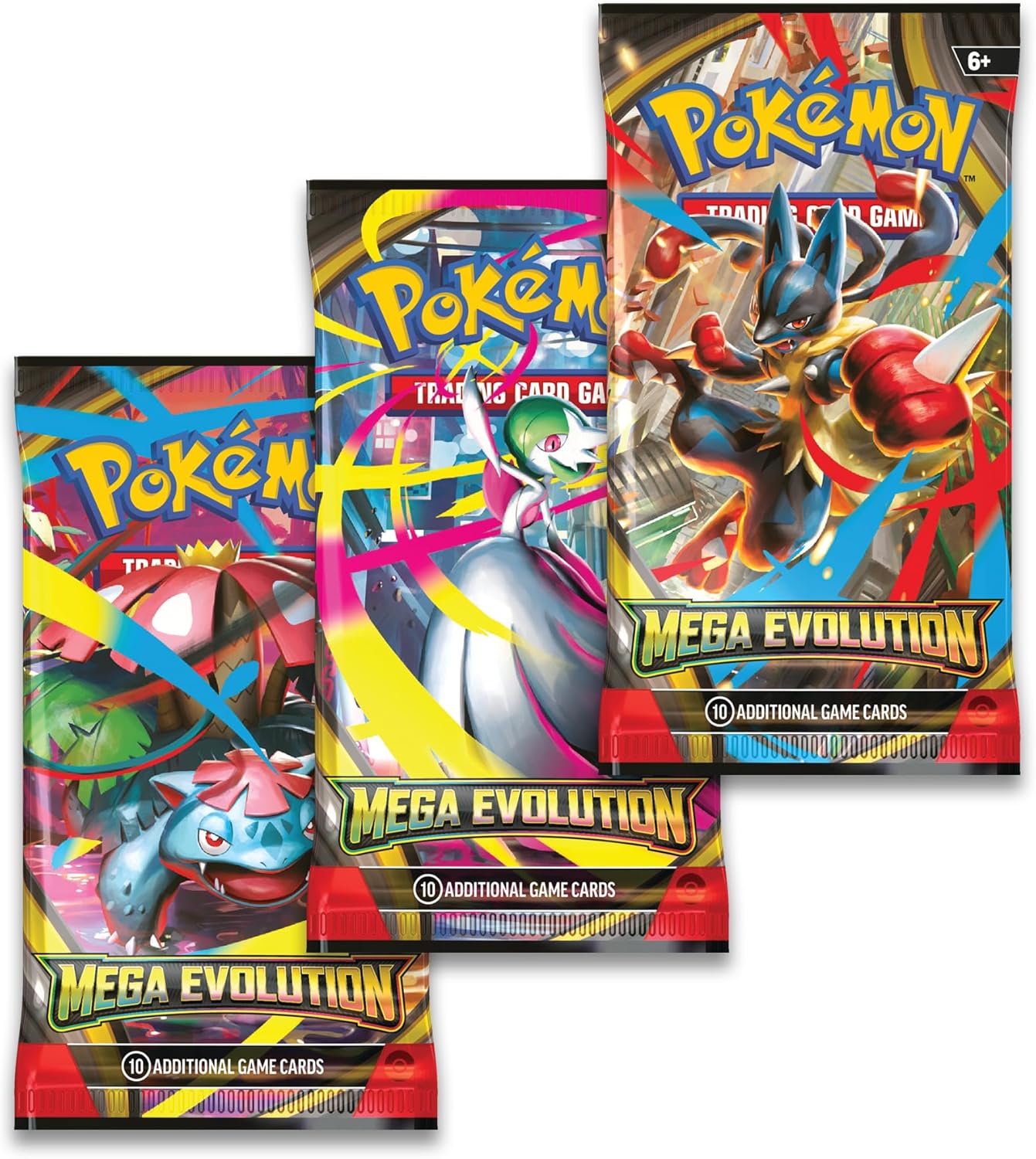 Pokémon TCG: Mega Evolution Triple Pack – Psyduck (1 Foil Promo Card & 3 Booster Packs)