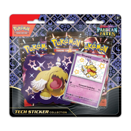 Pokemon TCG: Scarlet & Violet-Paldean Fates Tech Sticker Collection