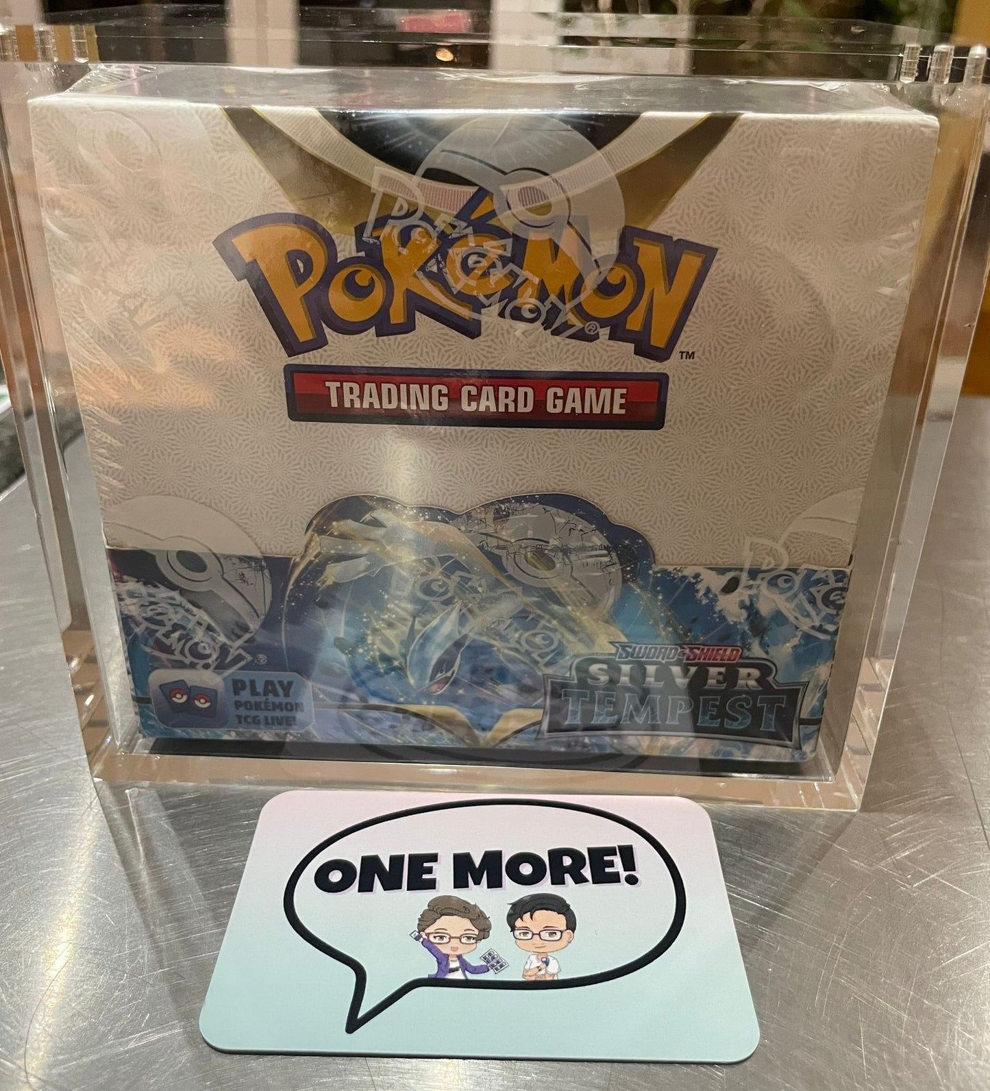 Pokemon TCG: Silver Tempest Booster Box (With Acrylic case)