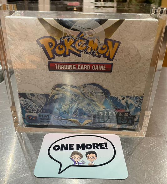 Pokemon TCG: Silver Tempest Booster Box (With Acrylic case)