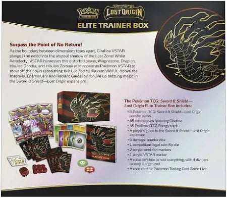 Pokemon TCG: Sword & Shield Lost Origin Elite Trainer Box