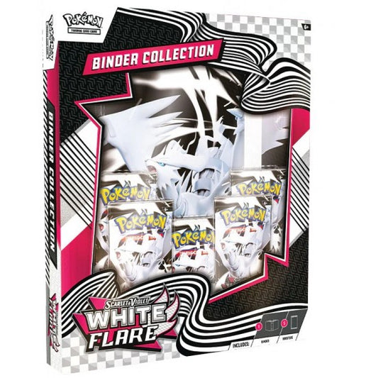Pokémon Binder Collection with White Flare design on a white background Pokemon white fare binder collection RRP
