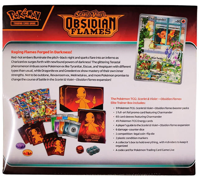Pokémon TCG: Scarlet & Violet Obsidian Flames Elite Trainer Box