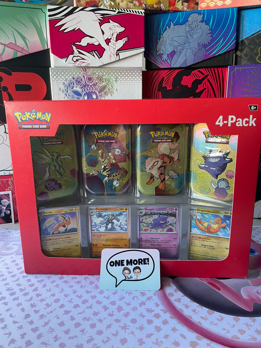 Pokemon TCG: Scarlet & Violet 151 4 Pack Mini Tin Bundle