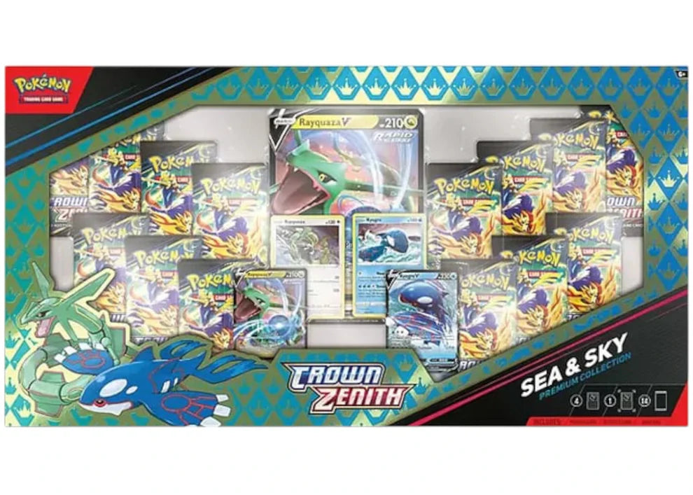 Pokemon TCG: Crown Zenith Sea & Sky Premium Collection Box (Sam's Club Exclusive)