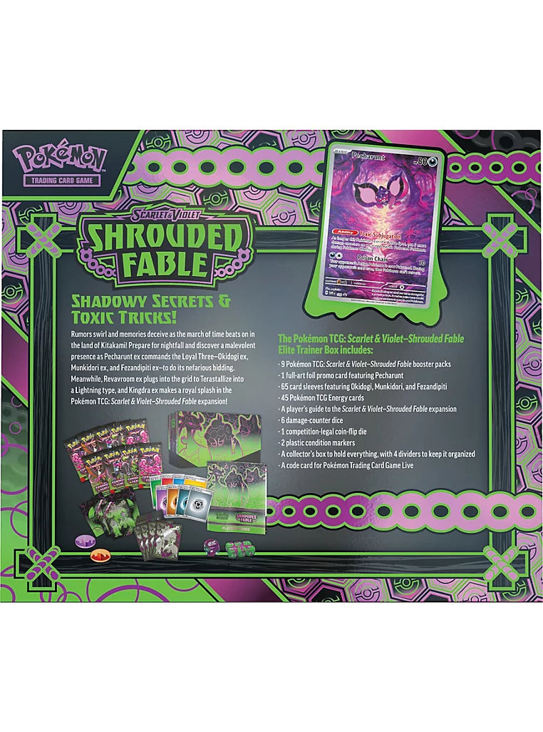 Pokémon Trading Card Game (TCG): Scarlet & Violet Shrouded Fable Elite Trainer Box