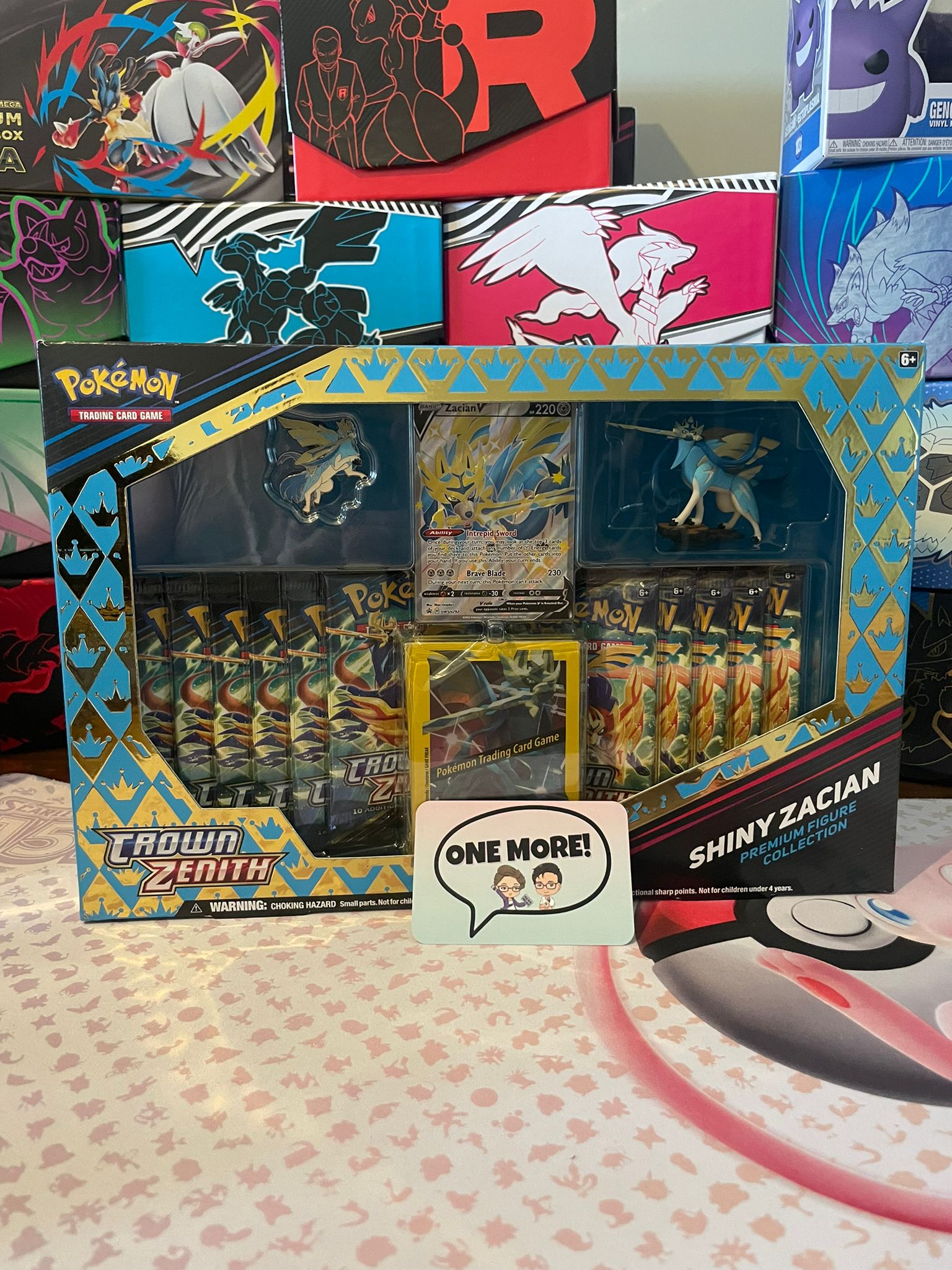 pokemon trading card game: crown zenith premium figure collection Pokemon TCG: Crown Zenith Premium Figure Collection (Shiny Zacian) – One more!