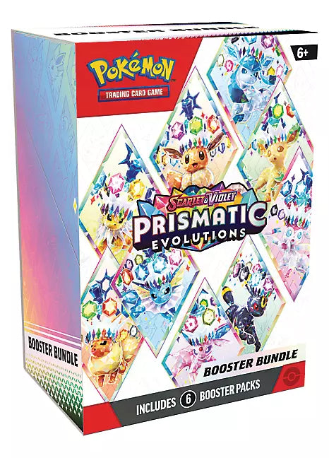 Pokémon TCG: Prismatic Evolutions Booster Bundle (6 Packs)